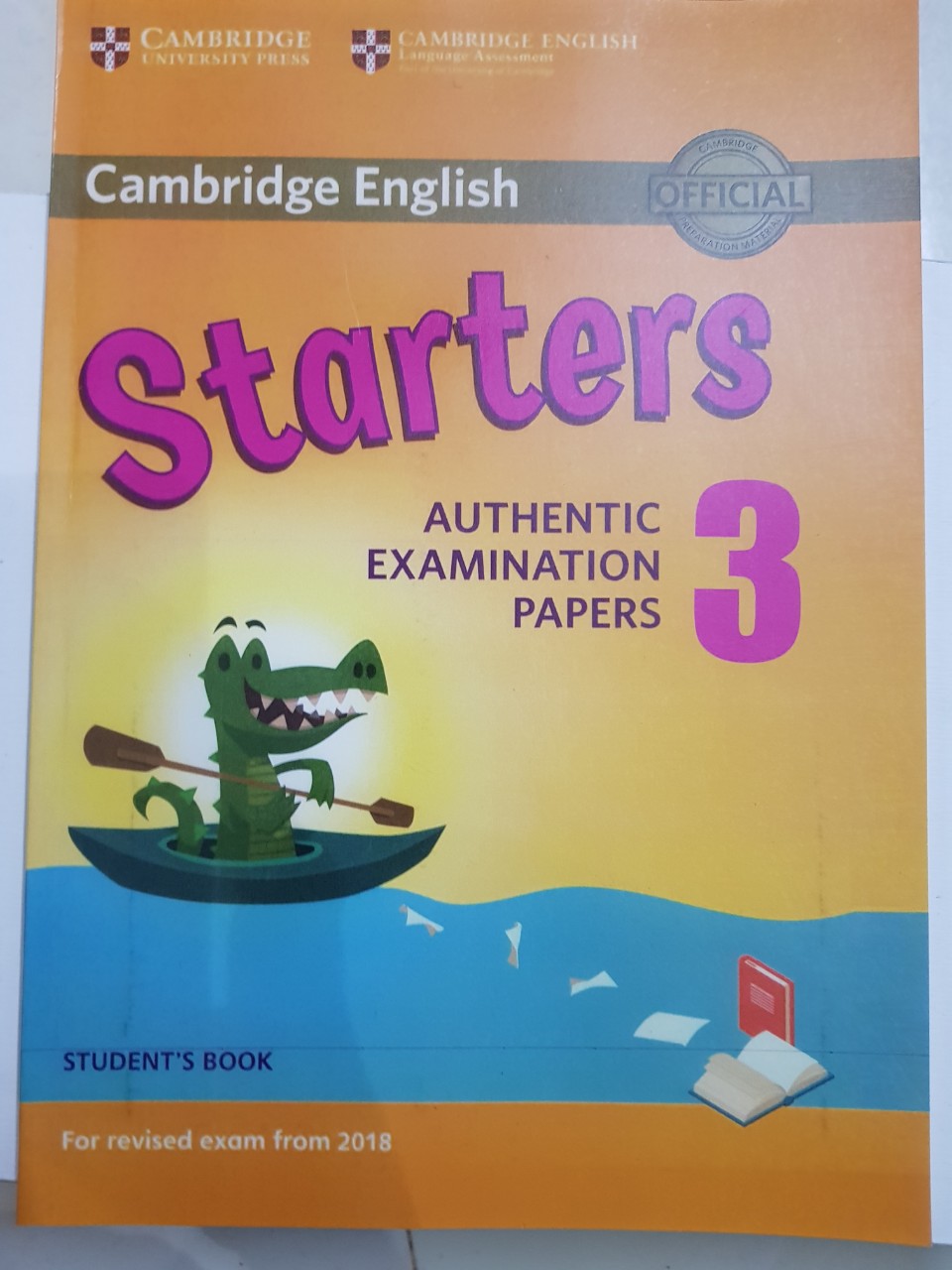 Combo 3 quyển tiếng Anh Starters Authentics 1,2,3
