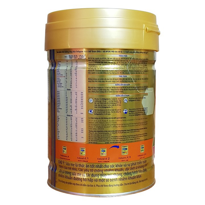Sữa Bột Enfagrow A+ 3 1.7kg