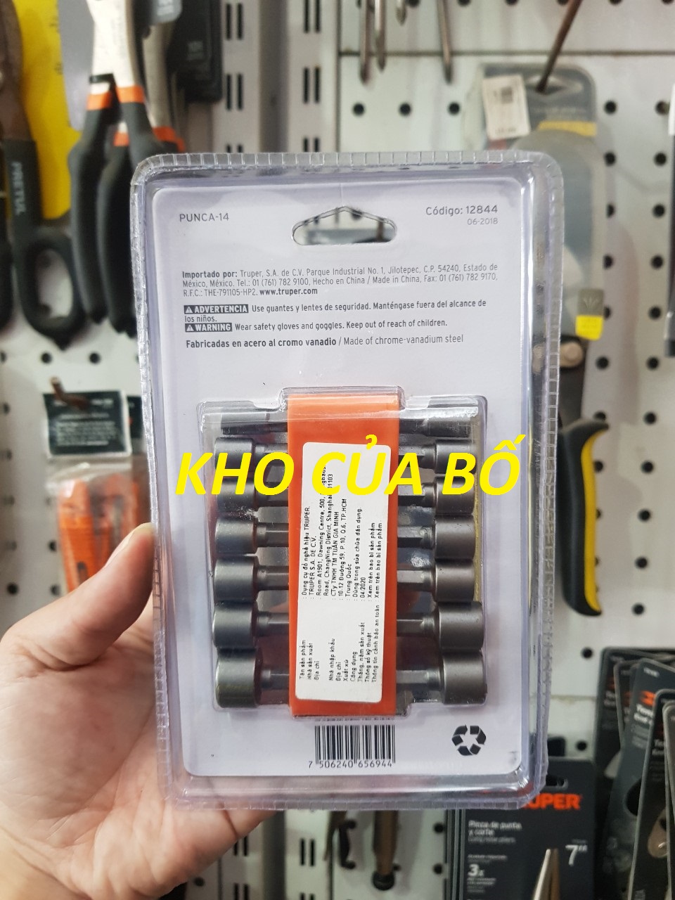 Đầu vít bắn tôn 14 chi tiết Truper - 12844