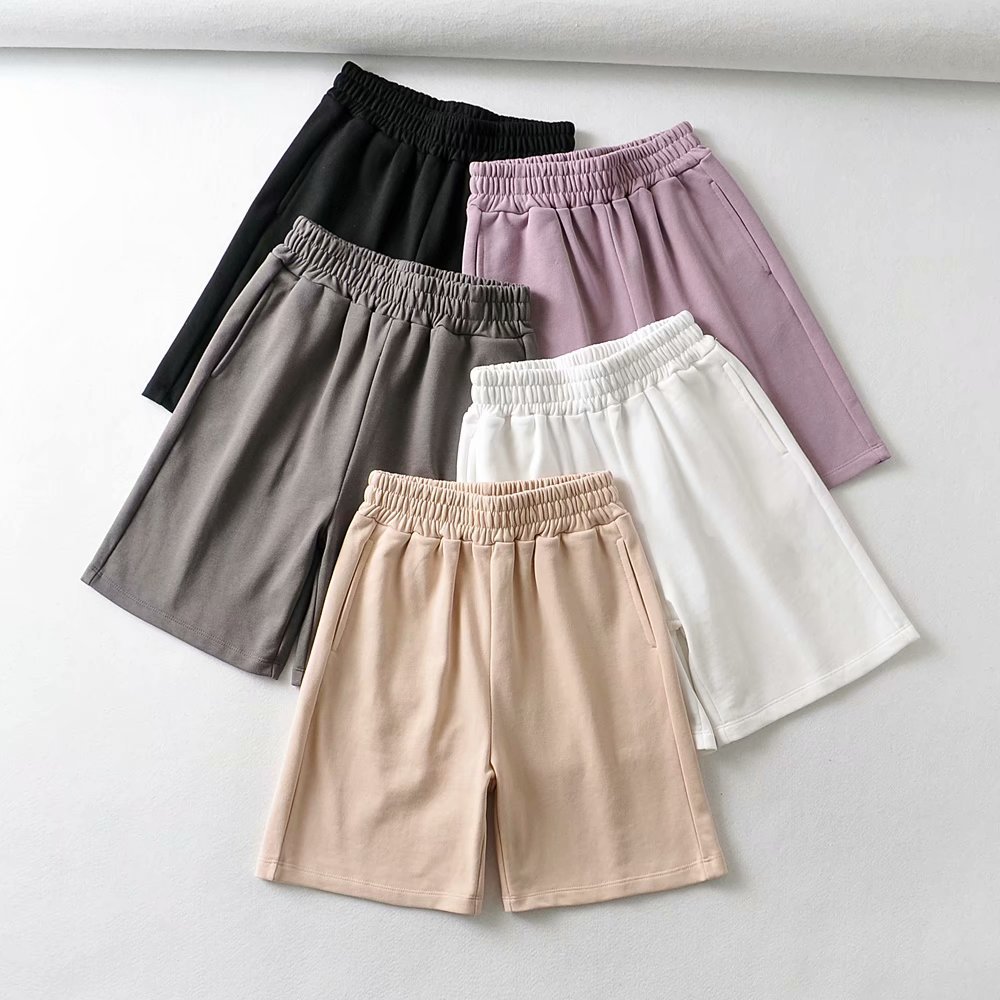 High-waisted Mid-Length Shorts 