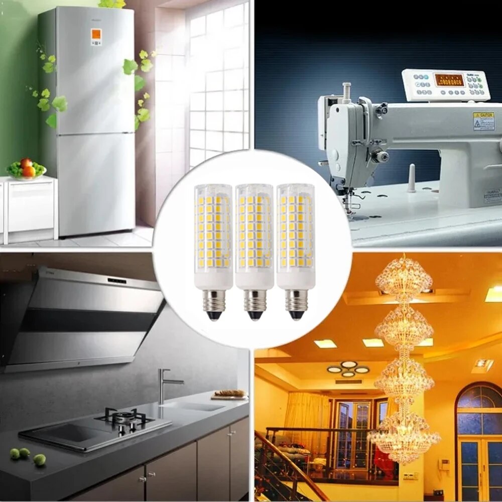 Giao hàng nhanh⚡Bóng Đèn Led Mini Dimmable G4 G9 E11 E12 E14 E17 Ba15d GY6.35 10W 102 Đèn LED bóng đèn Ngô thay thế 80W đèn Halogen 220V 110V cho nhà