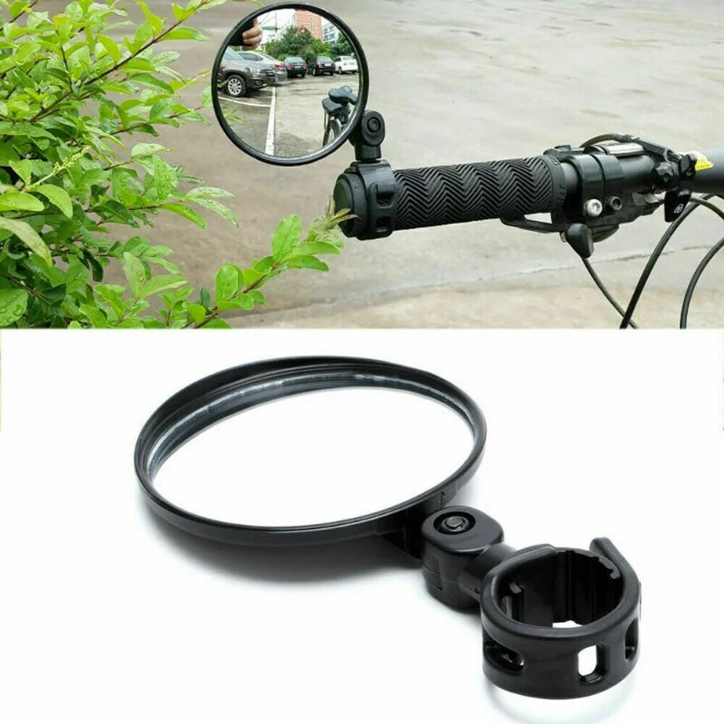 2 cái xe đạp đa năng Gương tay lái gương chiếu hậu cho Xe đạp xe máy 360 có thể điều chỉnh xoay cho xe đạp Lái Xe Đạp gương