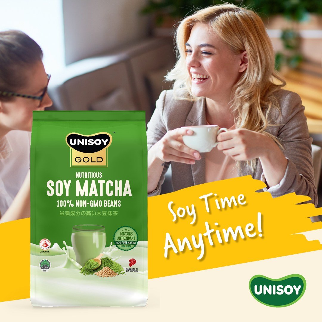 Combo 2 Túi Bột Đậu Nành Matcha Unisoy (2x10x21g) SHOP2SAVE