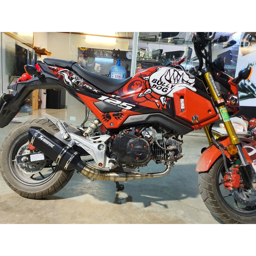 Cổ pô Honda MSX 125 inox 304