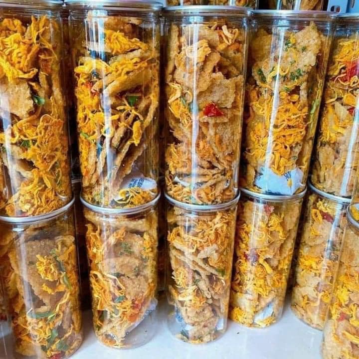 Cơm cháy khô gà loại 1 ( Giòn ngon - Đậm vị ) đồ ăn vặt -HCM