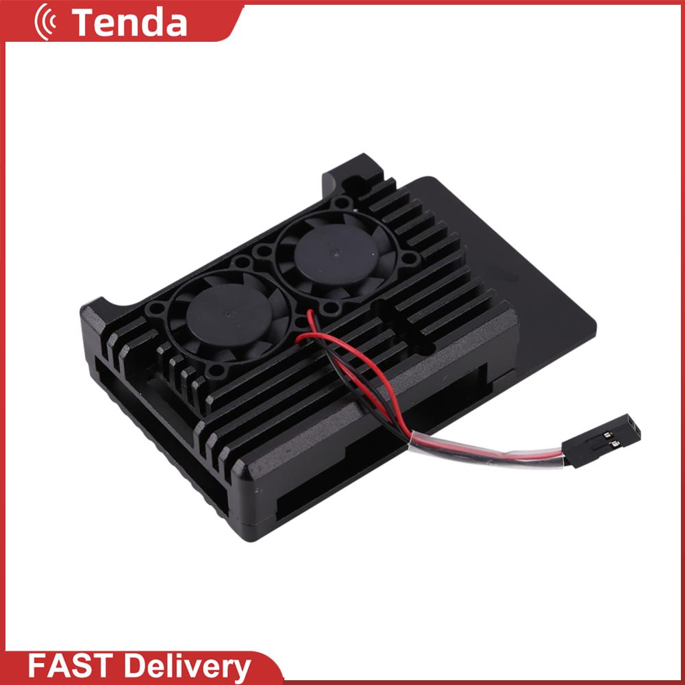 For Raspberry Pi 3 Model B B+ Aluminum Case with without Dual Cooling Fan