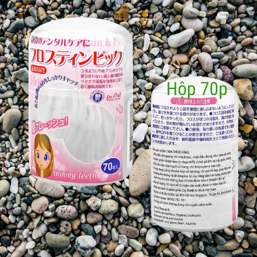 Tăm Chỉ Kẽ Răng Dr.Polir Okamura 70 Cây – Sạch Răng, Ngừa Mảng Bám