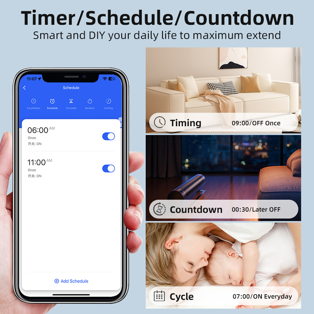 E Cuộc Sống cửa hàng thông minh Tuya Thông Minh ZigBee mô-đun chuyển đổi 2 Cách Điều Khiển Nhà Thông Minh 2/3/4 Băng Đảng Tự Làm Máy Cắt AC100-240V Thời Gian công tắc thông minh cuộc sống thông minh Ứng Dụng điều khiển bằng giọng nói Nhà Thông Minh Tự độn