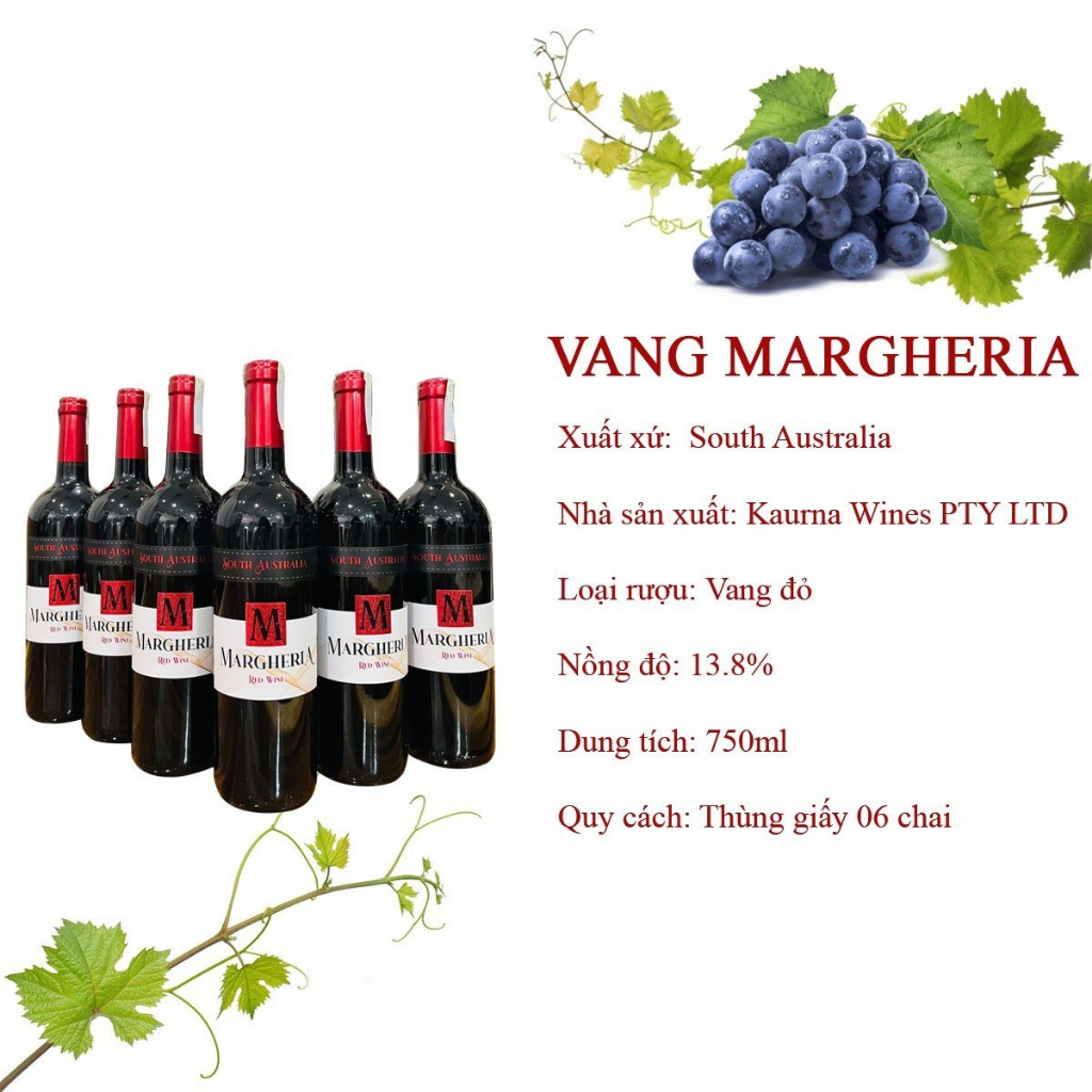 Vang Úc Margheria 750 ml