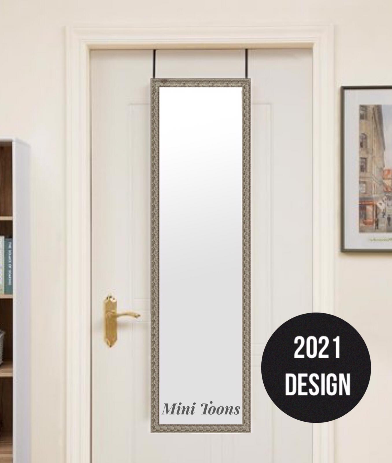 (Mini Toons) 2021 Hanging Door Mirror Over The Door Mirror Full Length