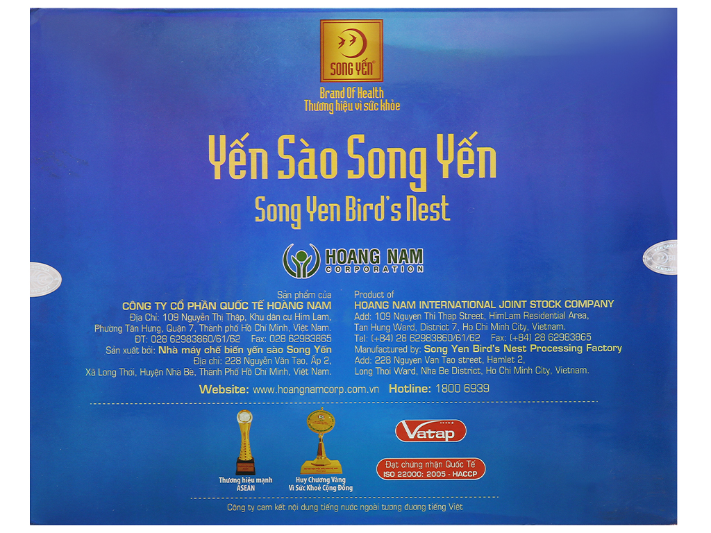 Song yến - combo 2 hộp vani nước yến nguyên chất 13% tổ yến