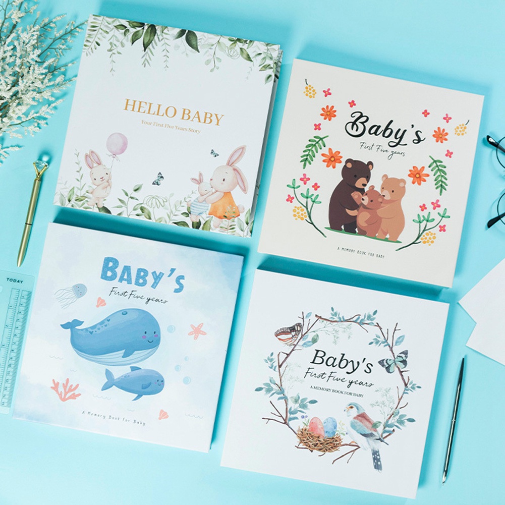 Baby%20Memory%20Book%20Scrapbook%20Photo%20Album%20Pregnancy%20Diary%20Cute%20Animal%20Keepsake%20Record%20Growth%20Journal%20Hand%20Account%20High%20Guality%20C%20-%20Image%202
