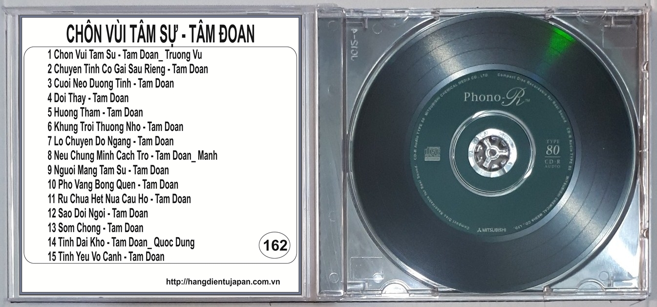 ♦♀đĩa cd nhạc tâm đoan phono