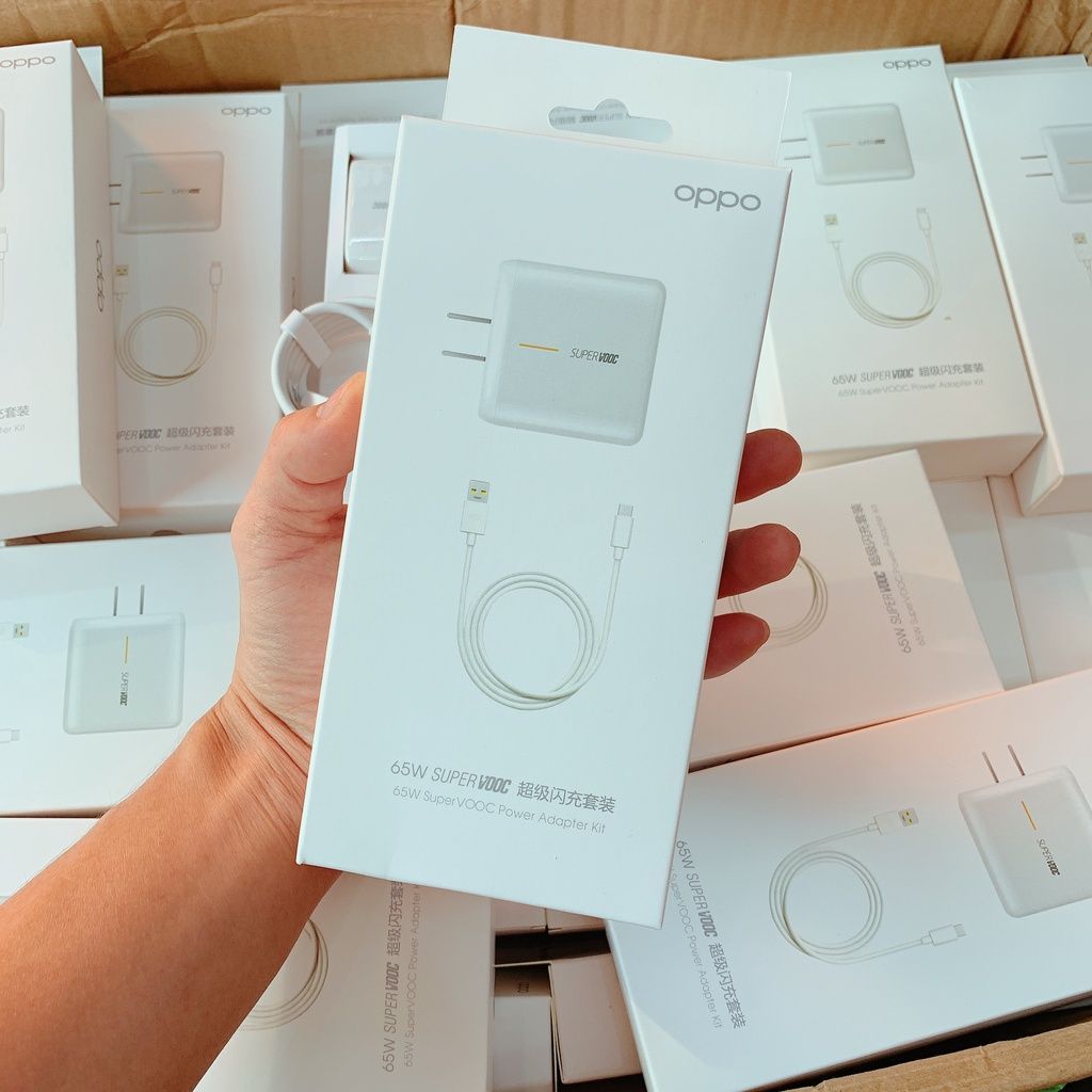 Bộ sạc siêu nhanh Super Vooc 6A 65W Chân TypeC