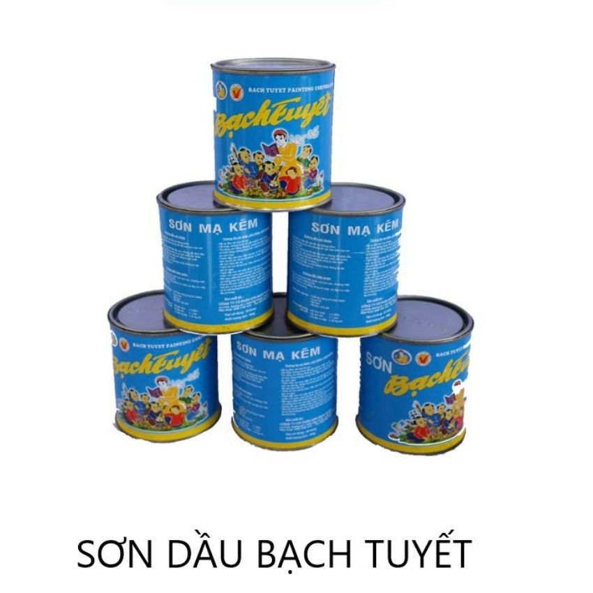 Sơn dầu Bạch Tuyết - Lon 400gr