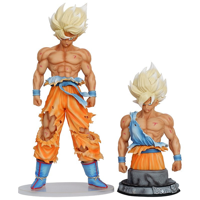 Dragon Ball Anime First Super Saiyan Goku Battle Damaged Goku Boxed ...