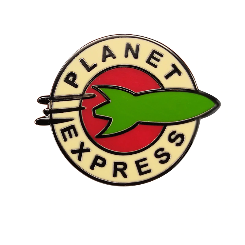 【Parchment & Lace】Planet Express Lapel Pin American sitcom cartoon ...