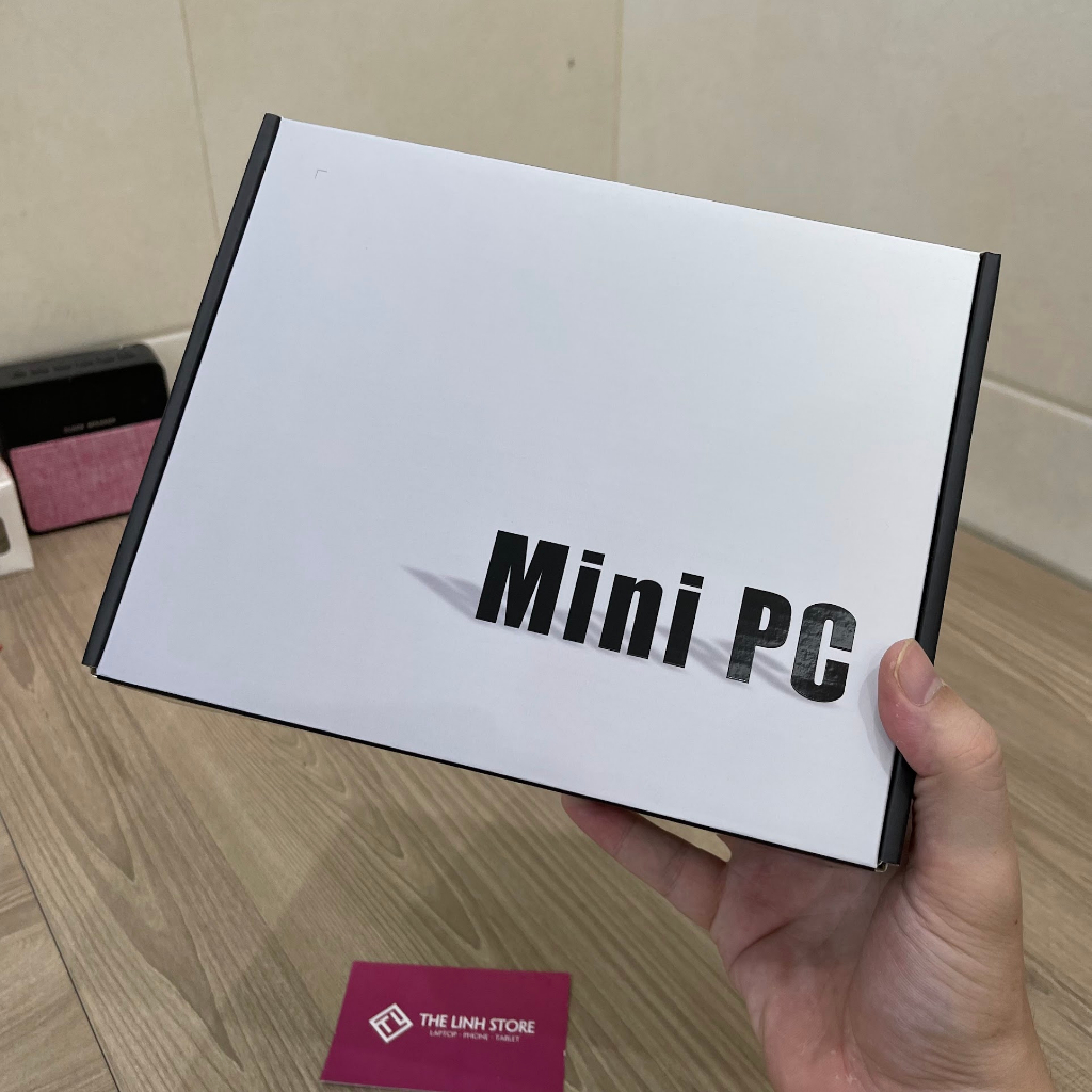 Máy tính Mini PC Intel NUC AK3V mới FullBox - intel J3455 ram 8G nhỏ gọn