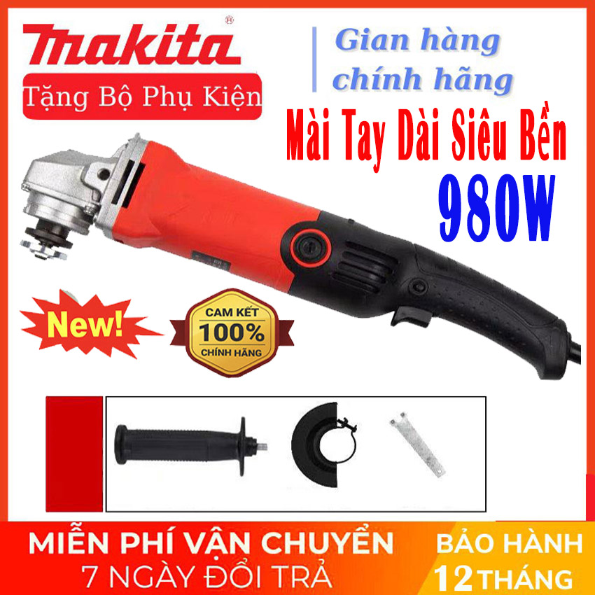 Máy mài đuôi dài công suất lớn - máy cắt mài cầm tay - máy cắt mài góc 980w máy mài cầm tay đuôi dài máy cắt cầm tay đuôi dài giá rẻ - tiên lợi dễ sử dụng - bảo hành 12 tháng