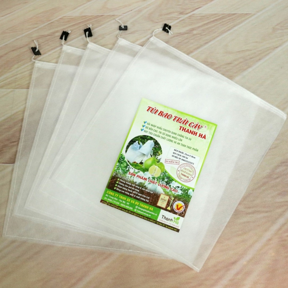 Túi bọc trái cây chống côn trùng loại bao trái cây siêu bền kích thước 25x30cm