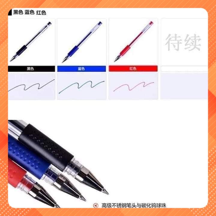 sét 100 bút bi mực xanh