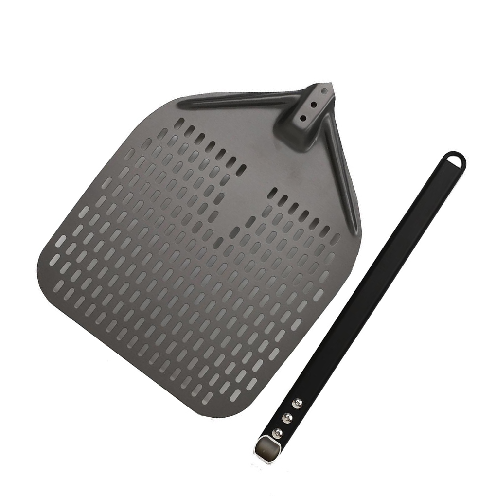 Professional Aluminium Pizza Peel Spade Shovel Paddle 12in Handle 40cm