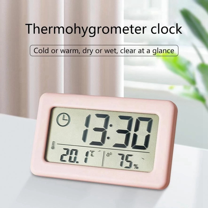 LED Digital Clock Electronic Digital Screen Desktop Clock for Home Office Backlight Snooze Data Calendar Clocks