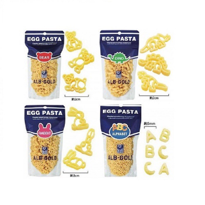 Mì Nui Trứng Egg Pasta Đủ Loại Cho Bé [HSD T8/25]