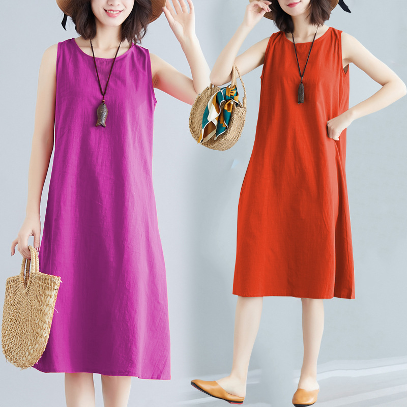 Women's Spring and Summer Loose Long Dress