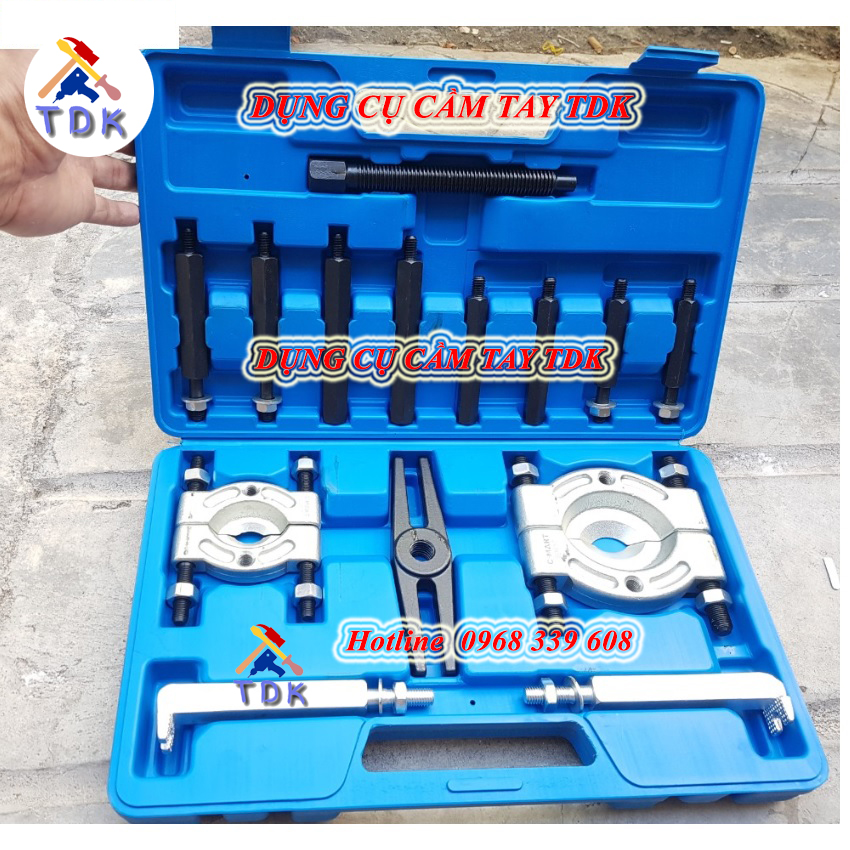Bộ cảo bạc đạn đĩa, cảo vam đĩa tháo vòng bi 14 chi tiết s0017 cmart