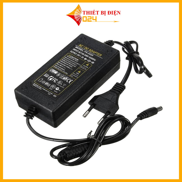 Nguồn Adapter 24V 2A 5.52.1 - BH 06 Tháng