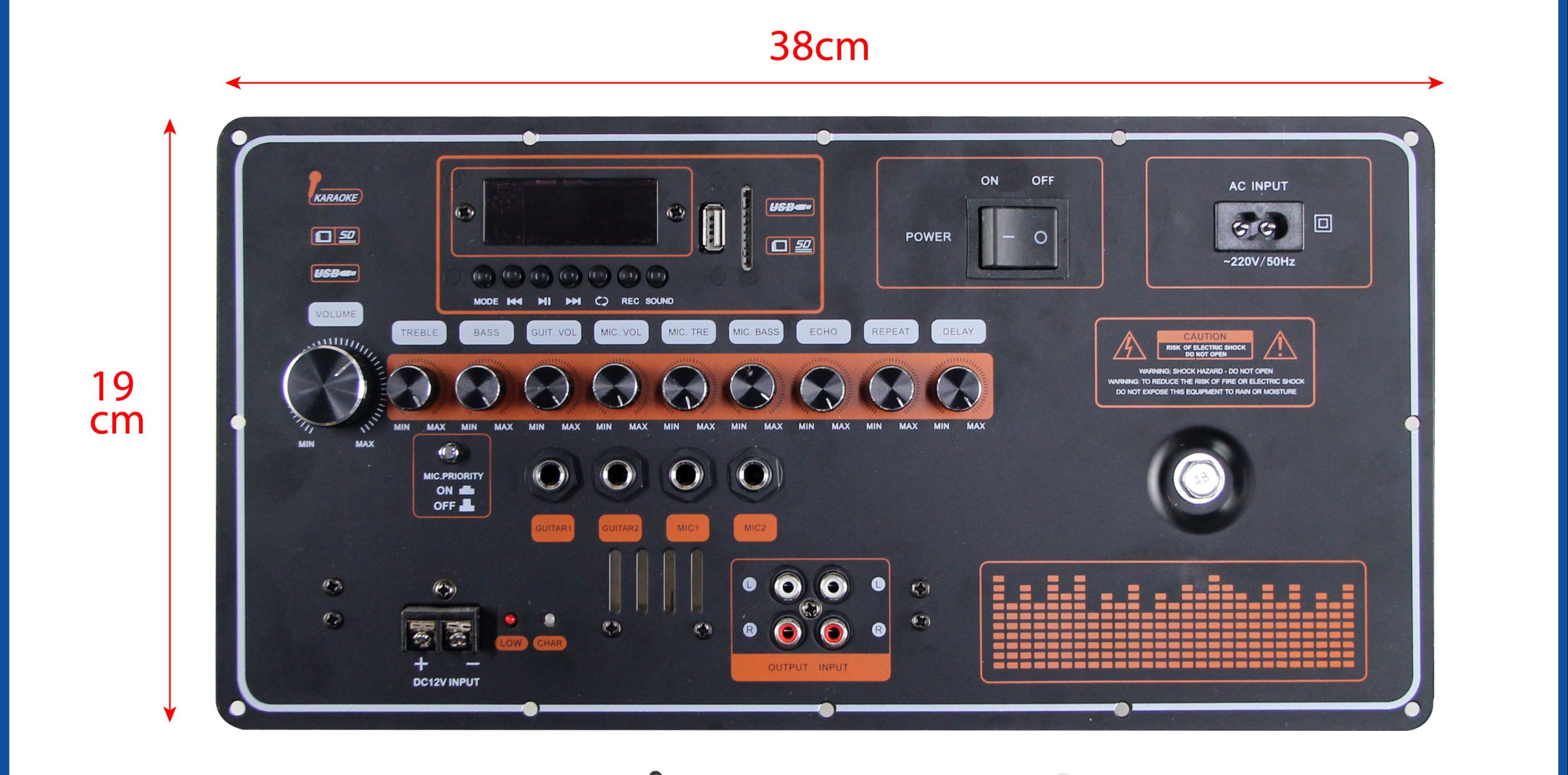 Bình Loa Kéo 12v - 20A/14A Mạch CS Lớn