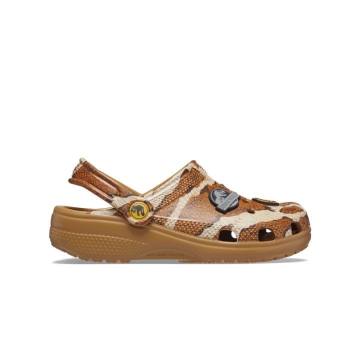 Giày Clog Trẻ Em Crocs Jurassic World Classic - Sand
