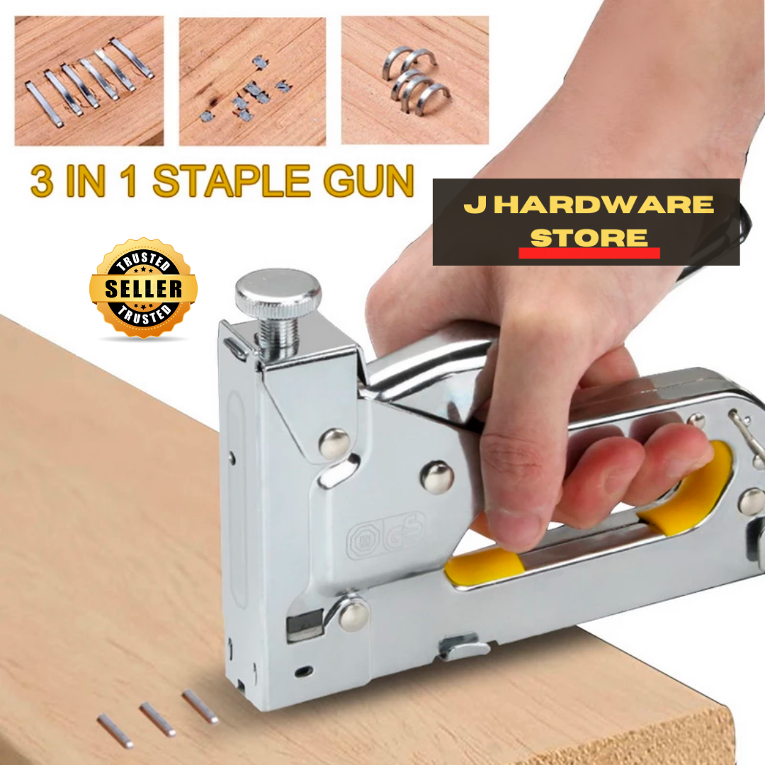 Anton Heavy Duty 3 In 1 Multitool Nail Staple Metal Gun Stapler