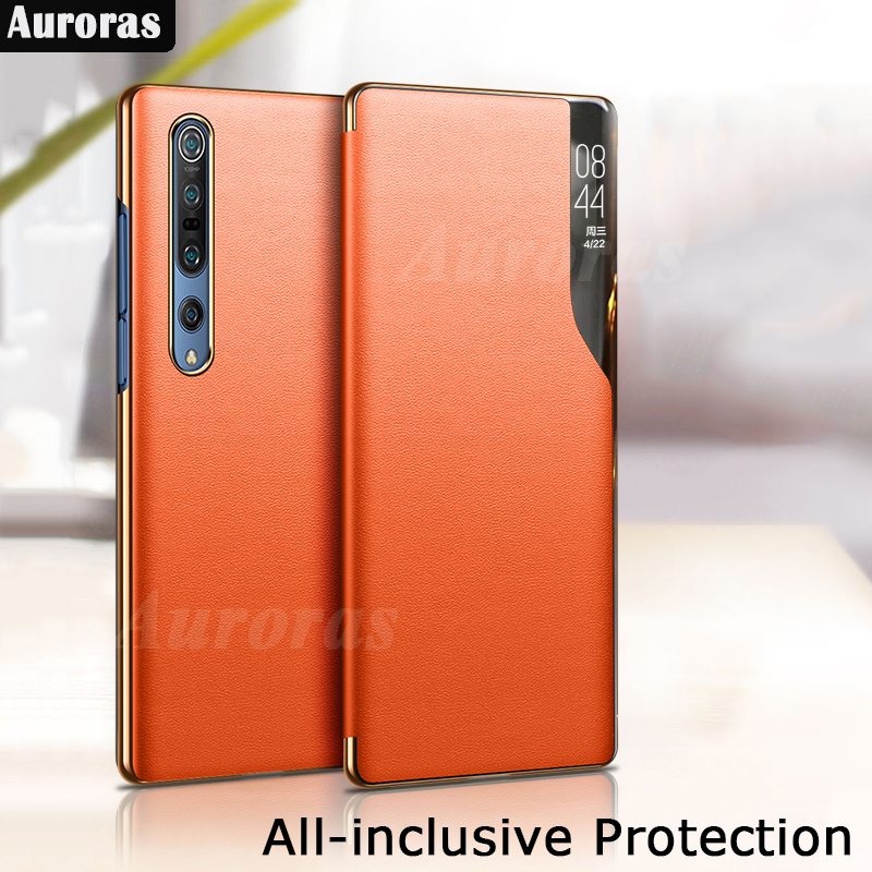 For Xiaomi Poco C75 Smart Window View Protection Flip Phone Case Housing for Xiaomi Poco C75 Leather Back Cover.