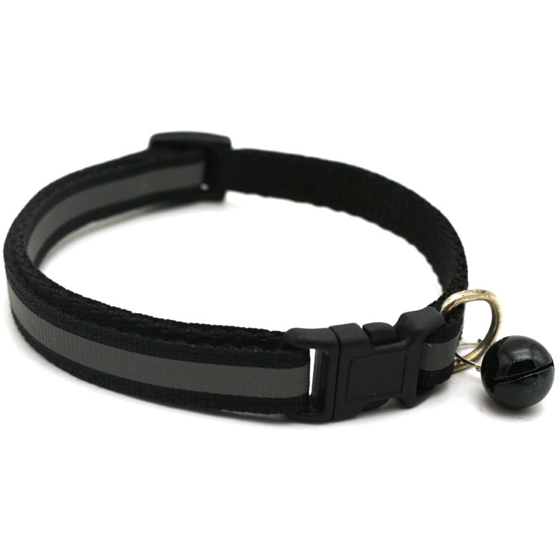 Pet Reflective Collar Reflective Cat and Dog Supplies Color Collar Pet Glowing Bell