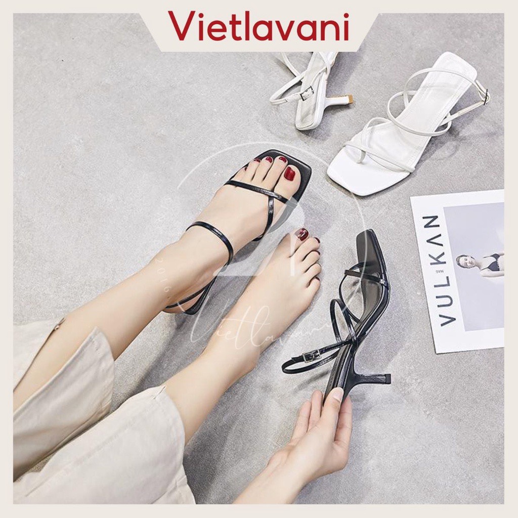 Sandal S11 quai mảnh gót nhọn cao 5 phân Vietlavani mã SRLCS11 thumbnail