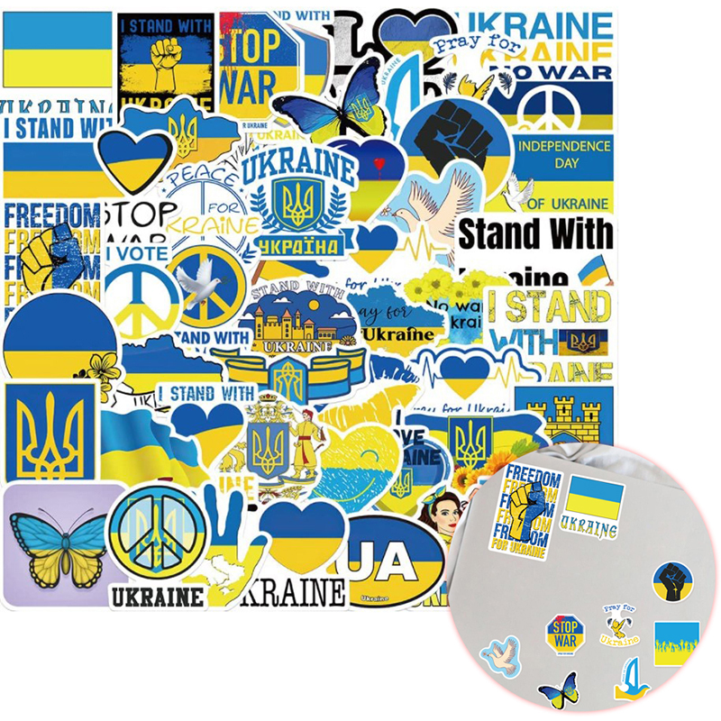 50Pcs%20Blue%20Yellow%20Ukraine%20Stickers%20Ukraine%20National%20Flag%20Stickers%20Suitcase%20Luggage%20Laptop%20Skateboard%20Kids%20Stickers%20Gift%20Toy%20-%20Image%205