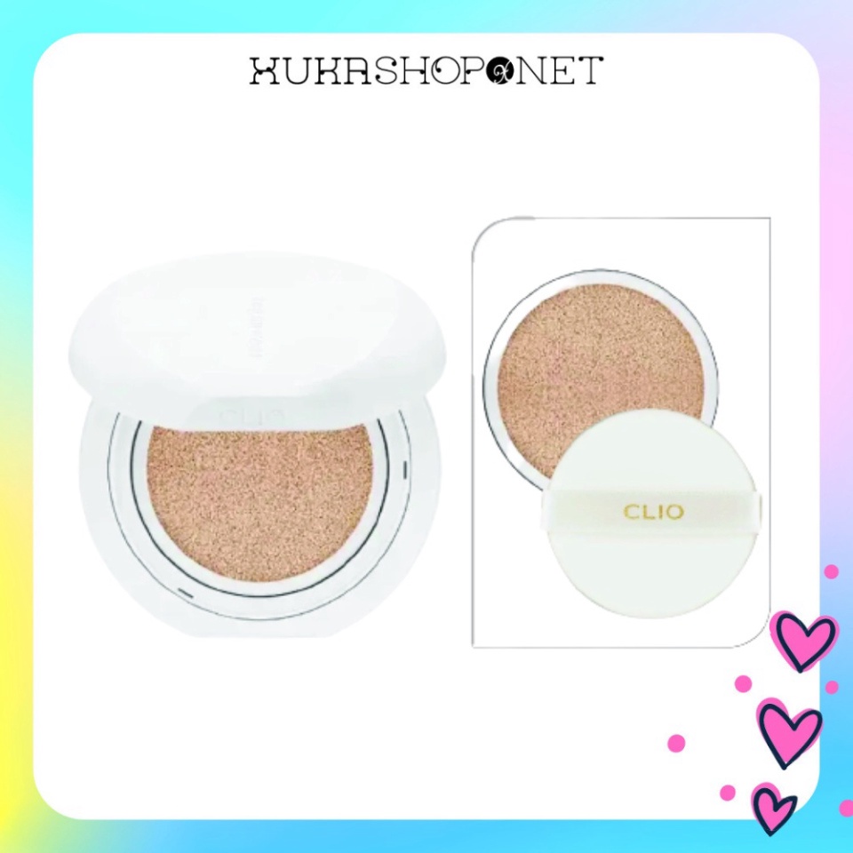 Chính hãng Phấn nước Clio Veganwear Cushion Phấn Nước Thuần Chay Cấp Ẩm Hyaluronic Serum Cushion 15g