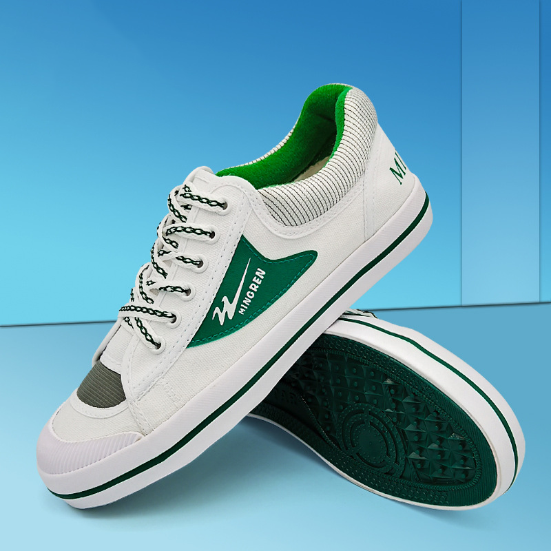 【CAMPOUT】Double Star Canvas Shoes Fashion Casual Sports Shoes Women's Anti-Slip Retro Sneakers Men's Trendy Versatile Casual Canvas Shoes