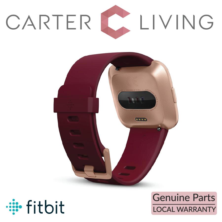 ruby rose gold fitbit versa