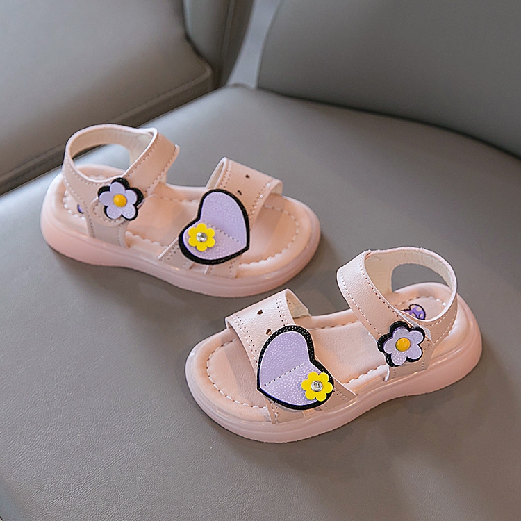 Giày sandal xăng đan cho bé gái đế có đèn