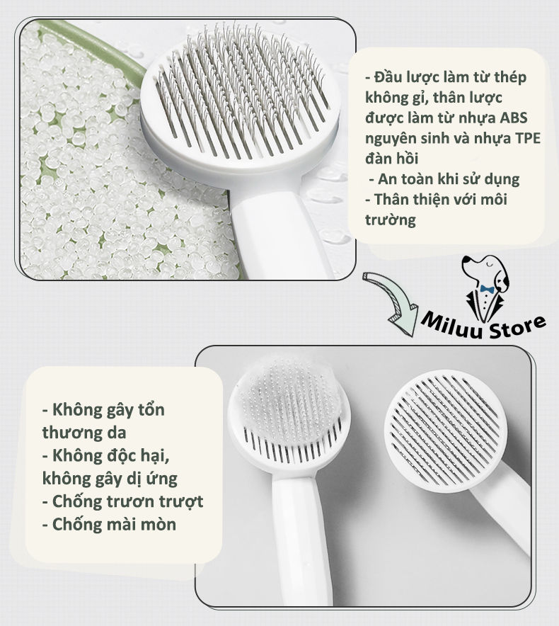 Lược chải lông chó mèo - Lược chải lông thú cưng