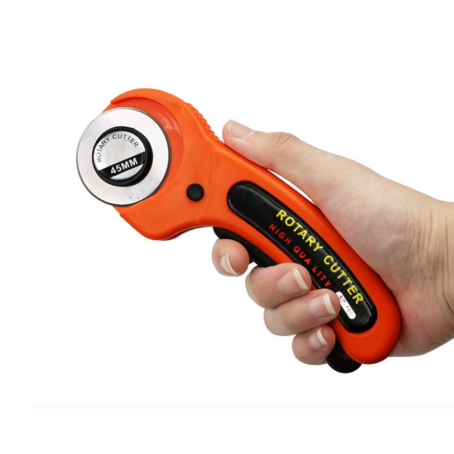 【Customizable】 Rotary Cutter 45mm Card Paper Sewing Quilting Roller Fabric Cutting Tailor Scissors Tool Dress Clothes Making Diy Tool. 