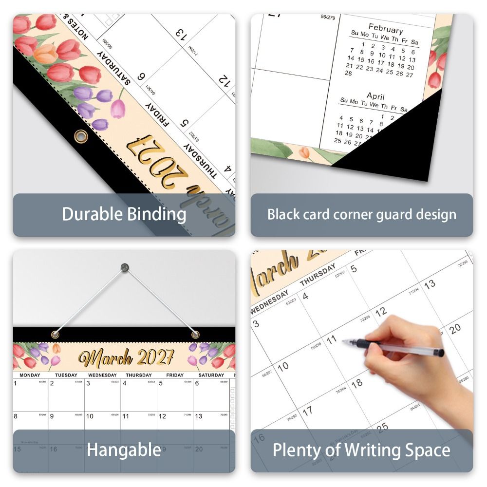 Practical%202027%20Wall%20Calendar%20with%20Hanging%20Hole%2018%20Months%20Floral%20Wall%20Calendar%20To%20Do%20List%20Portable%20Calendar%20Planner%20Agenda%20Organizer%20-%20Image%202