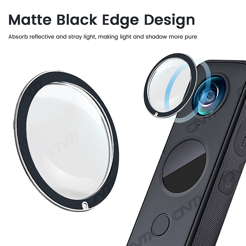 1Set Lens Protector For Insta360 One X2 Sticky Lens Guards For Insta 360 One X3 Anti-scratch Camera Cover Protective Accessories XUANTING. 