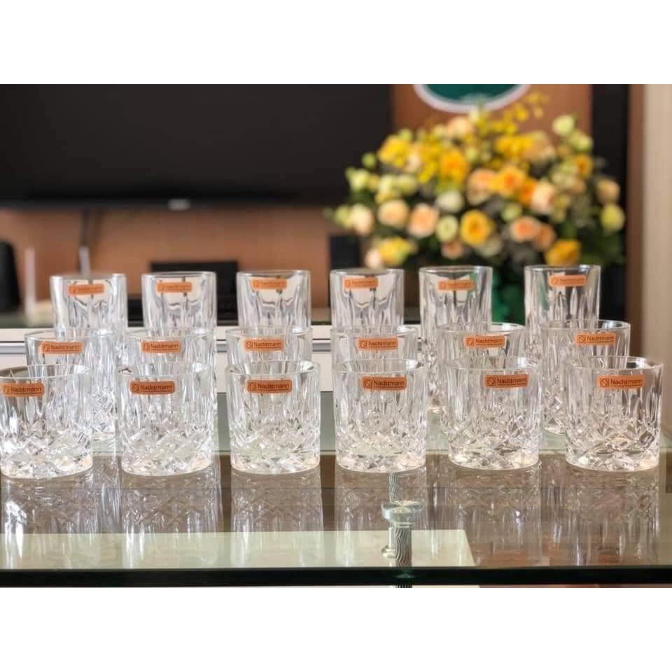 Set 18 Crystal Cup nachtmann noblesse-made in Germany