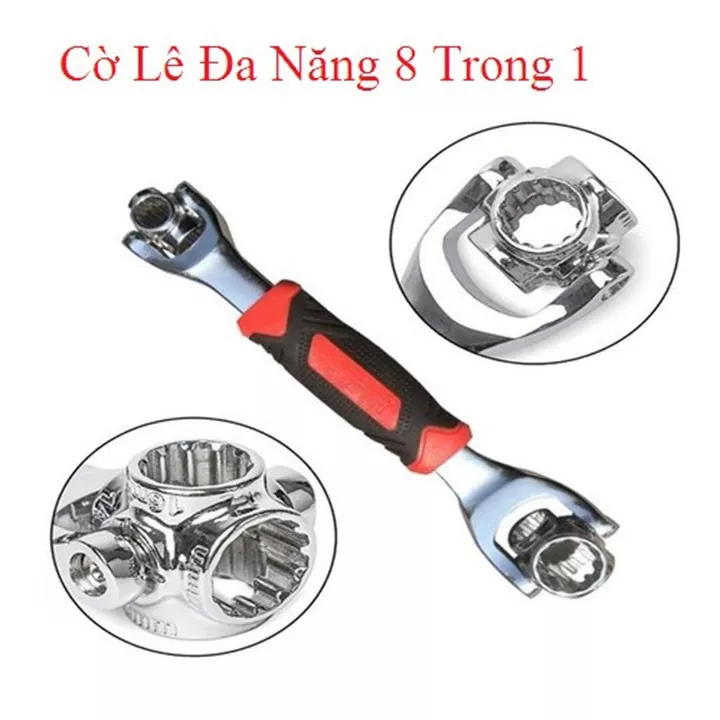 Bộ cờ lê đa năng 8 đầu xoay 48 chức năng