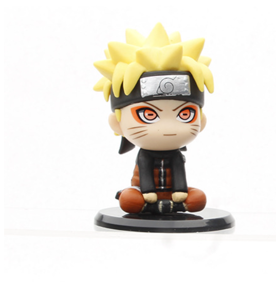 lẻ set mô hình naruto chibi ô decor bộ 4 mô hình nhân vật naruto siêu đẹp  naruto kakashi sasuke itachi