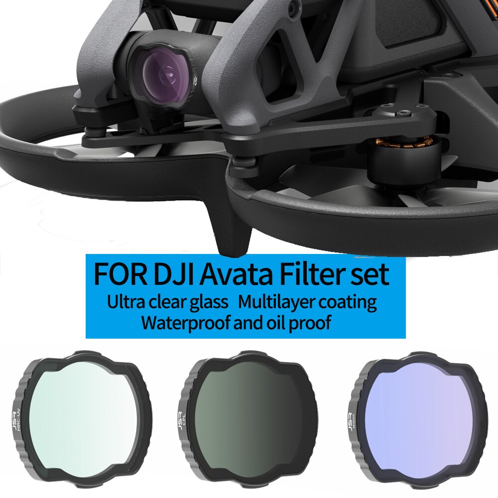 Bộ phụ kiện máy ảnh bay không người lái cho DJI Avata Bộ lọc ống kính uv/PL Mật độ trung tính ND/ndpl8/16/32/64 bảo vệ cho DJI Avata Bộ Kit